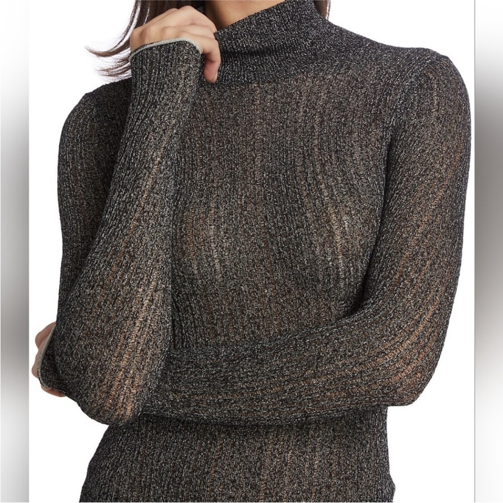 RAG & BONE Lexi Metallic Sweater size xxs - Picture 2 of 5
